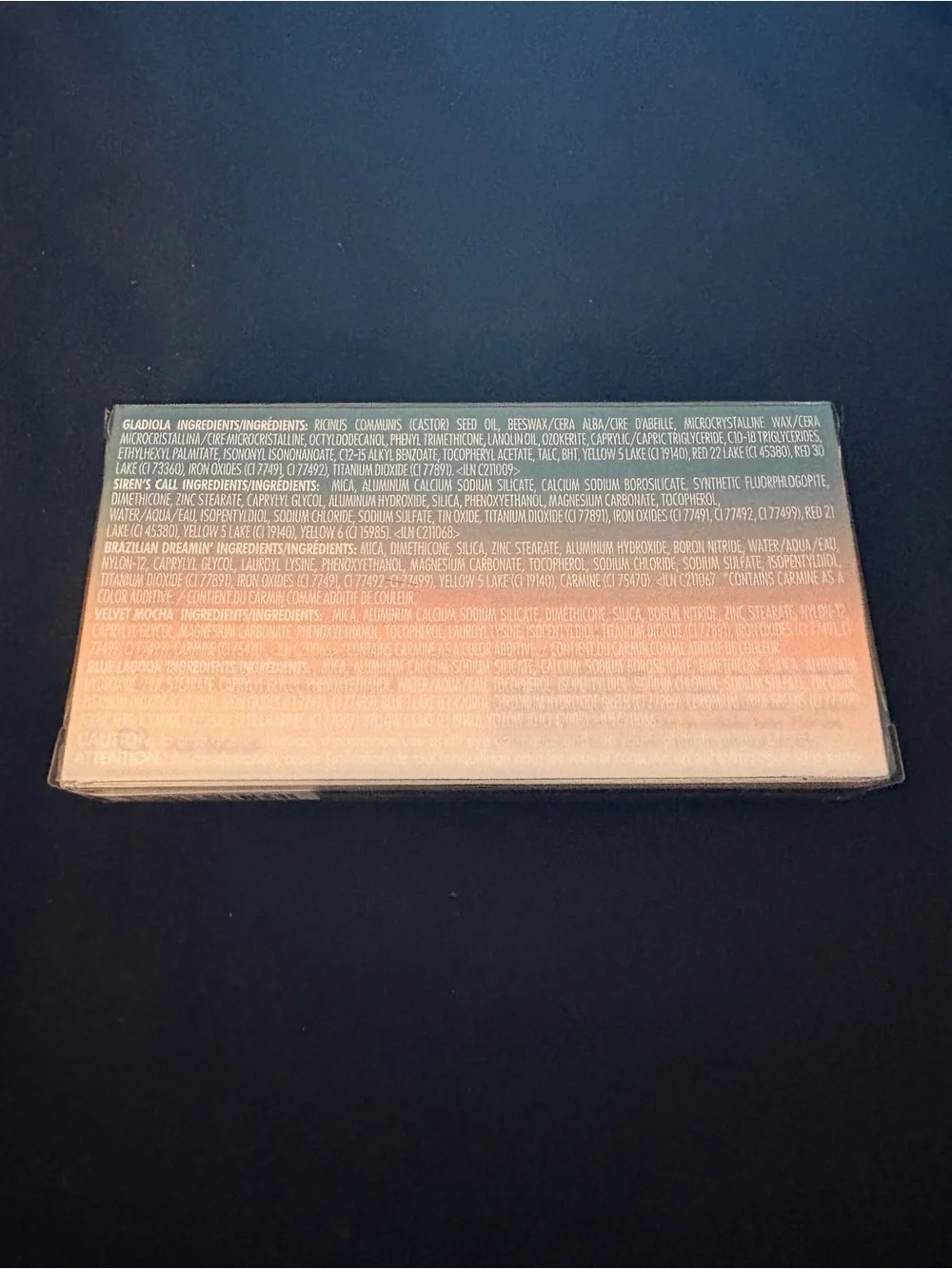 Stila Color Cocktail Tequila Sunrise Cheek Lip Eye Palette New Sealed